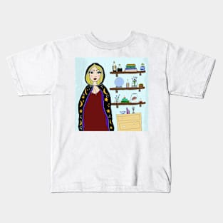 A witch and her favorite things Kids T-Shirt